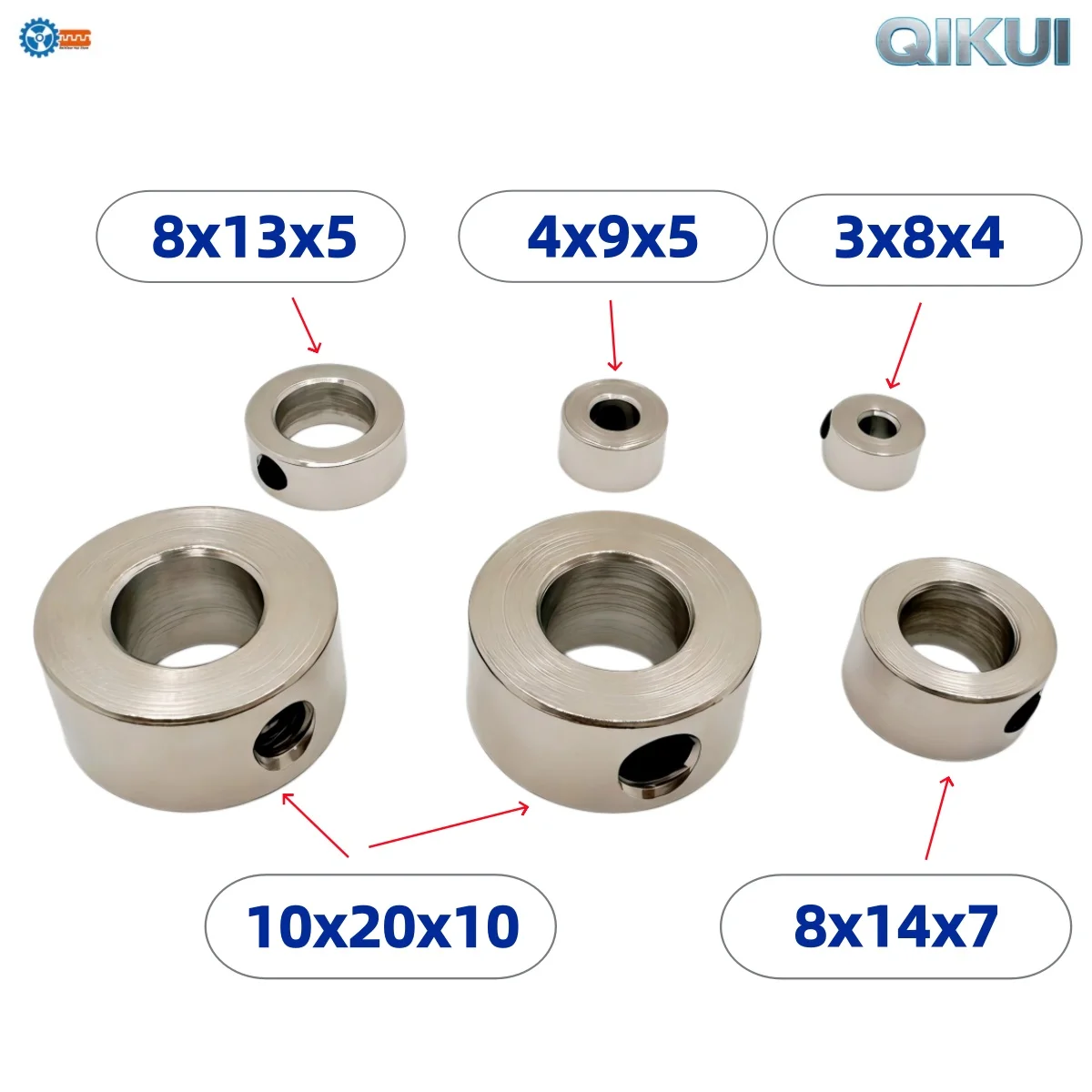 5PCS Metal Wheel Lock Collar Shaft Axle Bushing Landing Gear Stopper 2/3/5/6/8/10mm for RC Model Parts