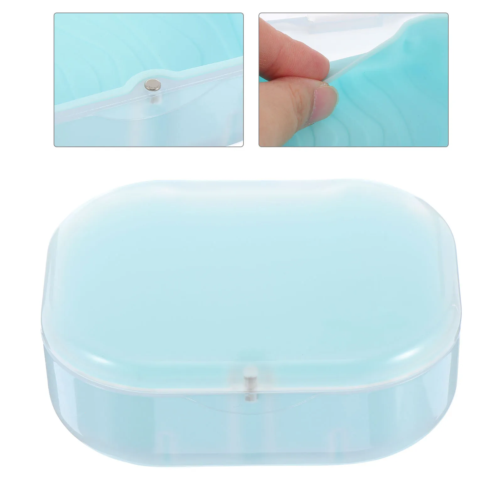 

1Pcs Premium Silicone Pctg Retainer Case Compact Travel Dental Orthodontic Storage Box for Braces Retainers Oral Care
