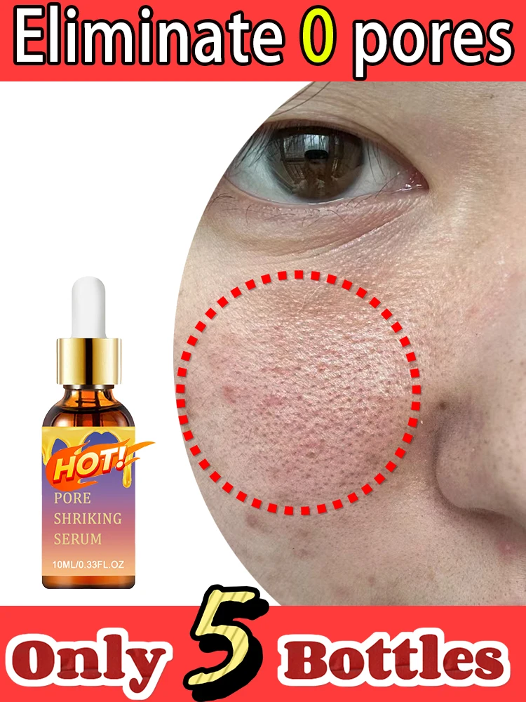 

Shrink Large Pores Serum Facial Brightening Firming Skin Hydrating Oil Control Moisturizing Facial Pore Minimizing Essence Firm