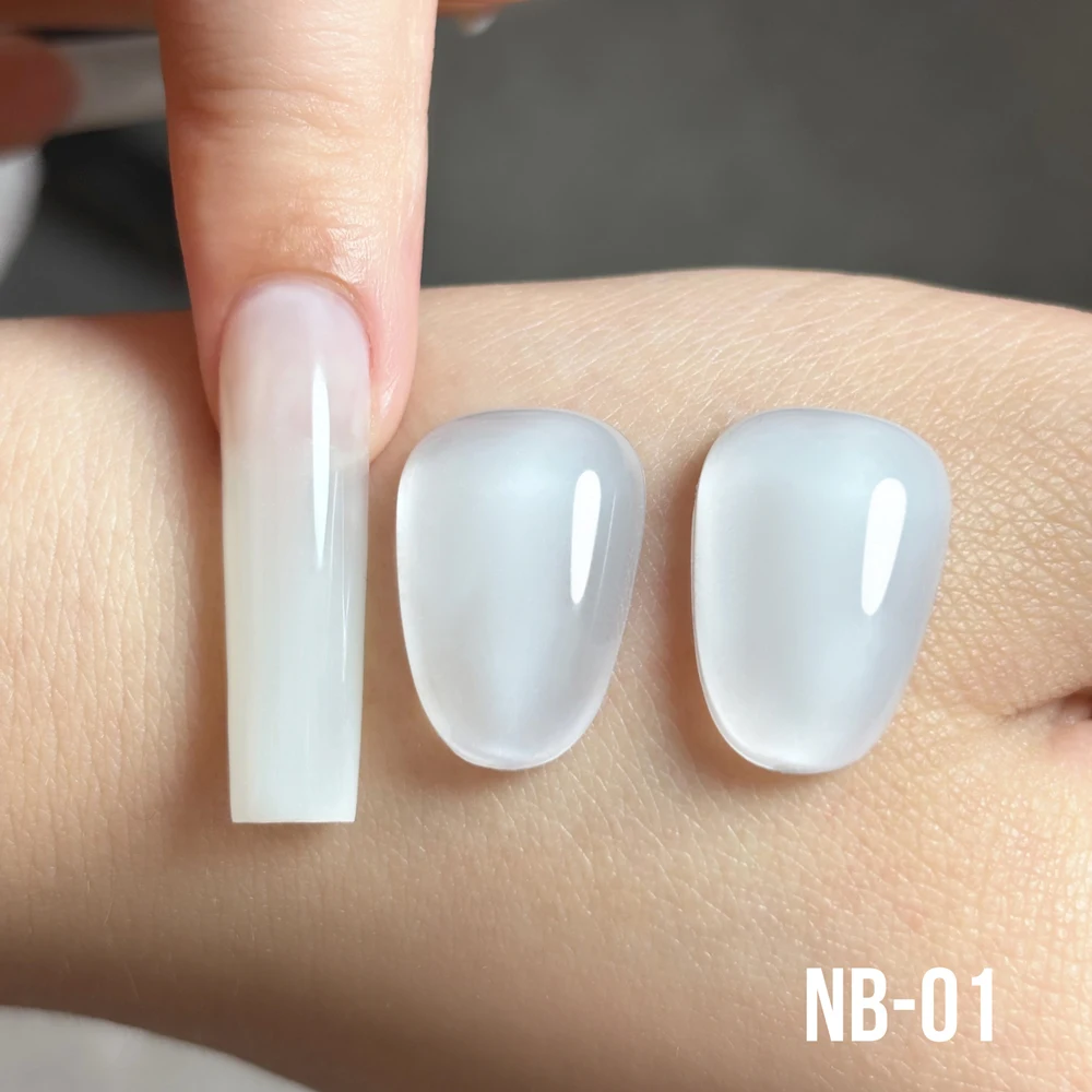 KODI JYJ Natural Rubber Base Gel Semi-permanent  2 in 1 Glitter Color Nail Base Coat Gel Polish Nude uv led Base for Gel Varnish