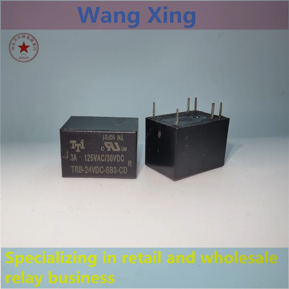 TRB-24VDC-SB3-CD Electromagnetic Power Relay 6 Pins