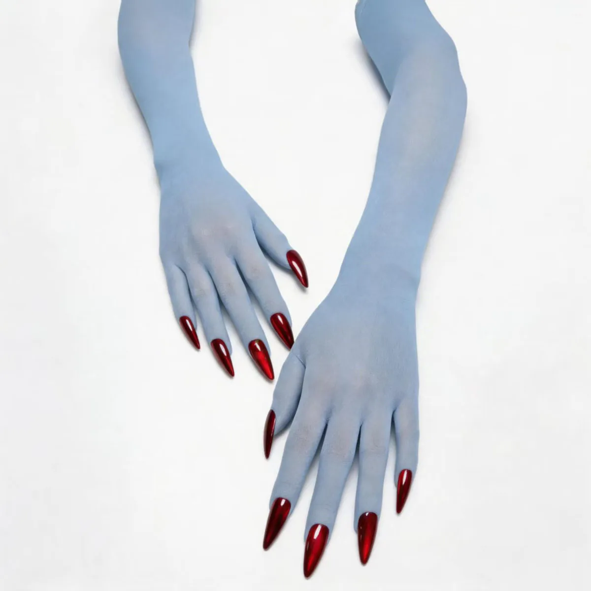 Ultradünne nahtlose Strumpfhandschuhe – 3D-Katzenaugen-Nagelabdeckungen – modische Fünf-Finger-Strumpfhandschuhe – dekorative Handschuhe – Detail 29