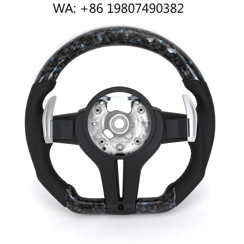 Advanced LED Carbon Fiber Sport Steering Wheel, Upgraded Tuning Replacement Parts Fits F10 F15 F16 F20 F25 F30 F31 F34 F36 M3 F8