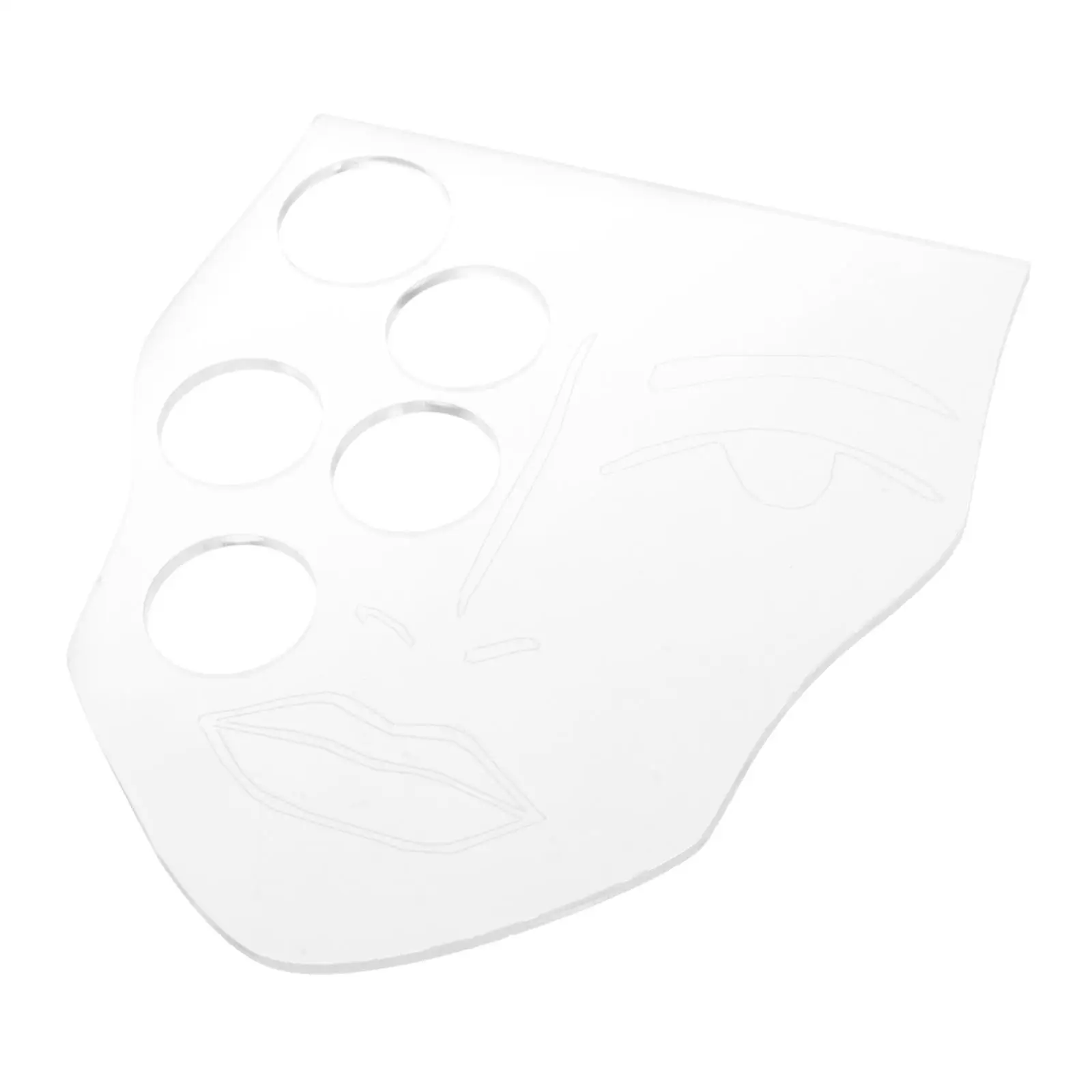 3xTransparent Makeup Palette Makeup Artist Tool for Pigment Lip Gloss Nail Art