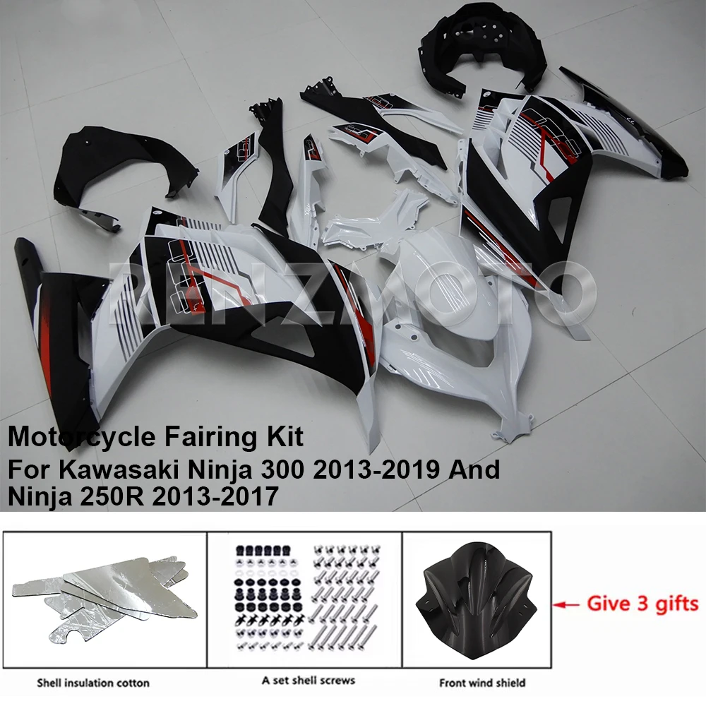 

K0313-1002b Motorcycle Fairing Set Body Kit Plastic For Kawasaki Ninja 300 and Ninja 250R Accessories ABS Injection Bodywork