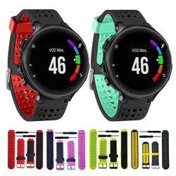 Silicone Watchband Strap For Garmin Forerunner 235 220 230 620 630 735XT Smart Watch Band Accessories with Removal Tool