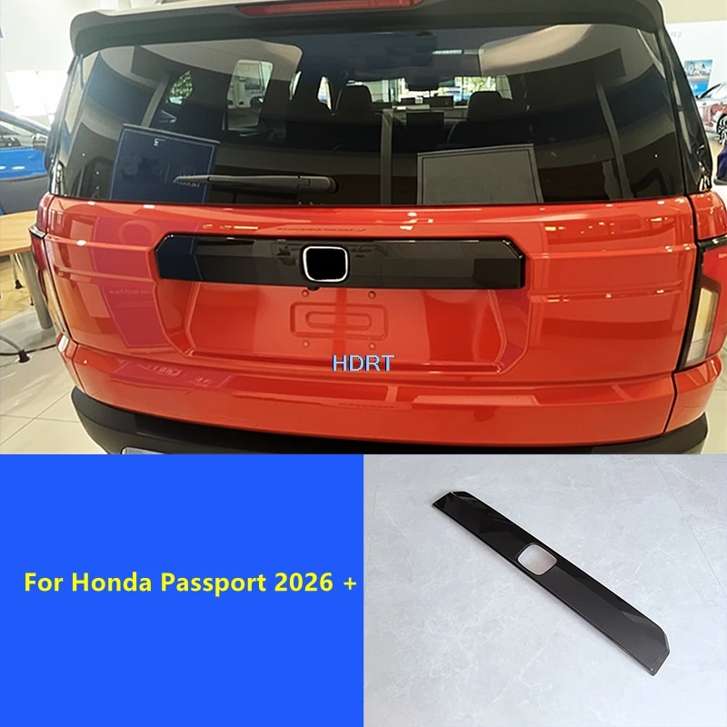 

Fit For Honda Passport 2026 + Car Styling Rear Trunk Gate Tail Boot Door Trim Protector Decoration Accessories Exterior Sticker