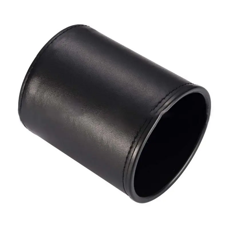 Faux Leather Flannel Dice Cup Bar KTV Entertainment Dice Cup Club Party Family Game Accessories Without Tray Or Dice