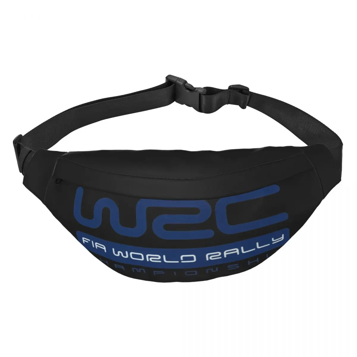 

WRC logo Unisex Waist Bag Multifunction Sling Crossbody Bags Chest Bags Short Trip Waist Pack