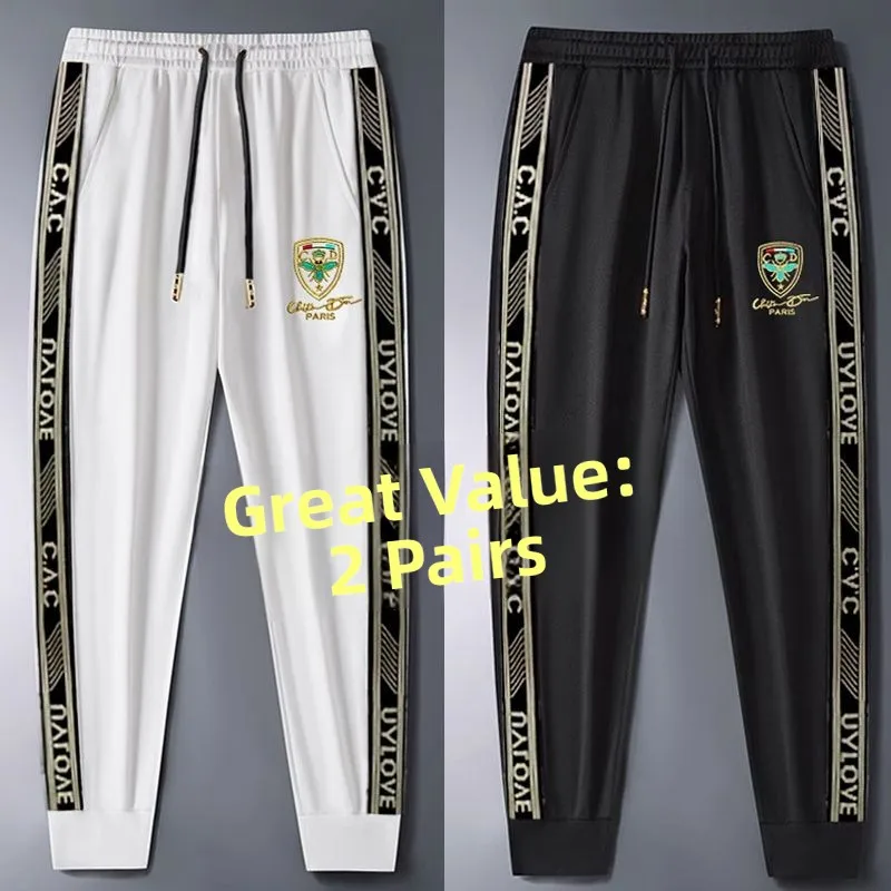 

New 2025 Faion Qui Dry Drape Running Casual Pants Summer Thin Loose Large Size Breathable Sports Trousers Straight Leg Ei...