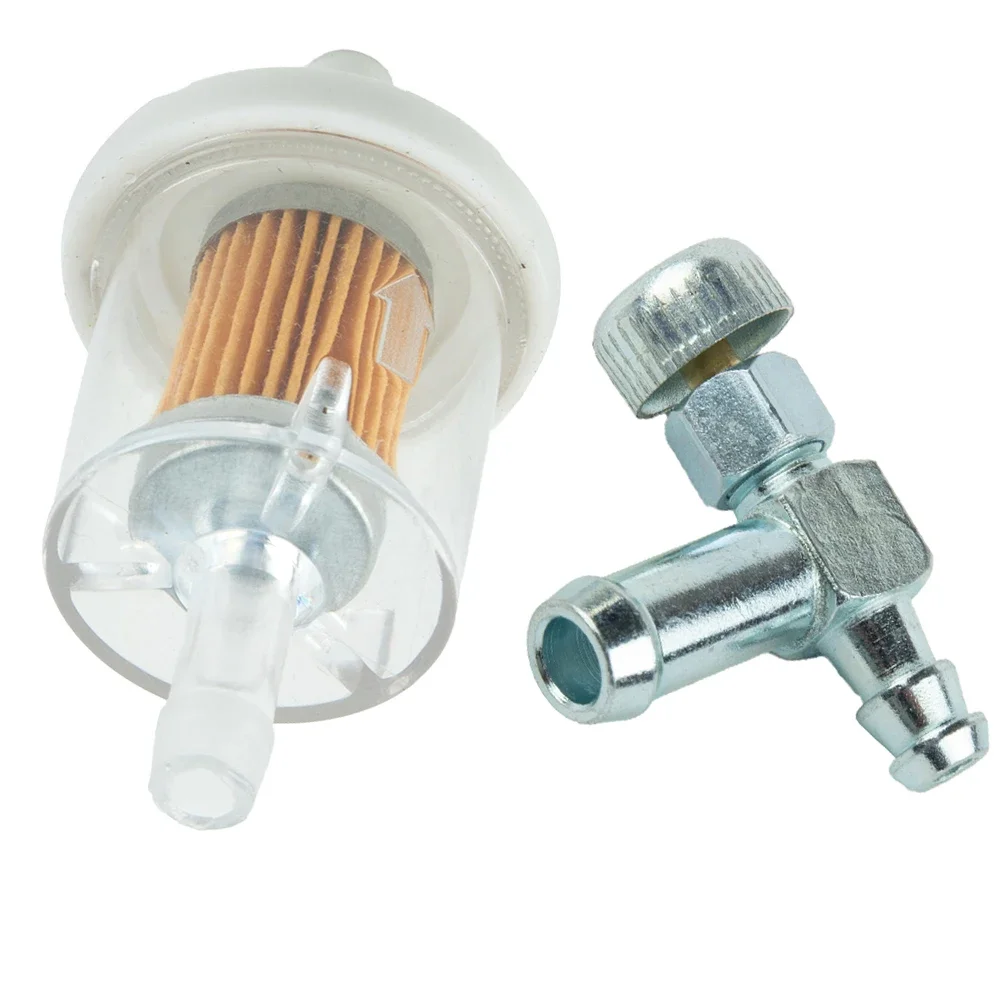 Fuel Shut Off Valve and Gas Tank Grommet Kit for Craftsman For Coleman 5000W 6250W Generator Includes Hose Filter and Buckles