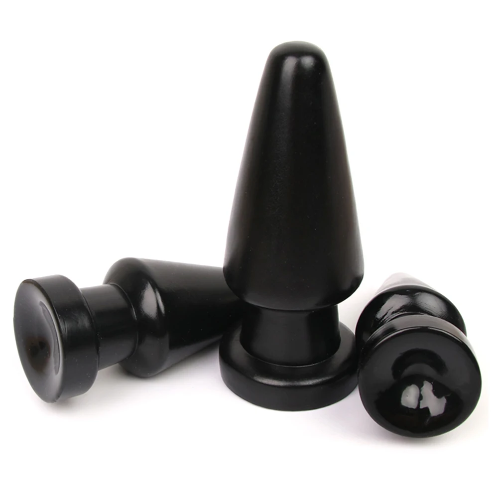 Tapón Anal de cono grande, Juguetes sexuales para adultos para mujeres y hombres, dilatador Gay, tapón Anal, bolas anales, consoladores, juguete BDSM, tienda íntima