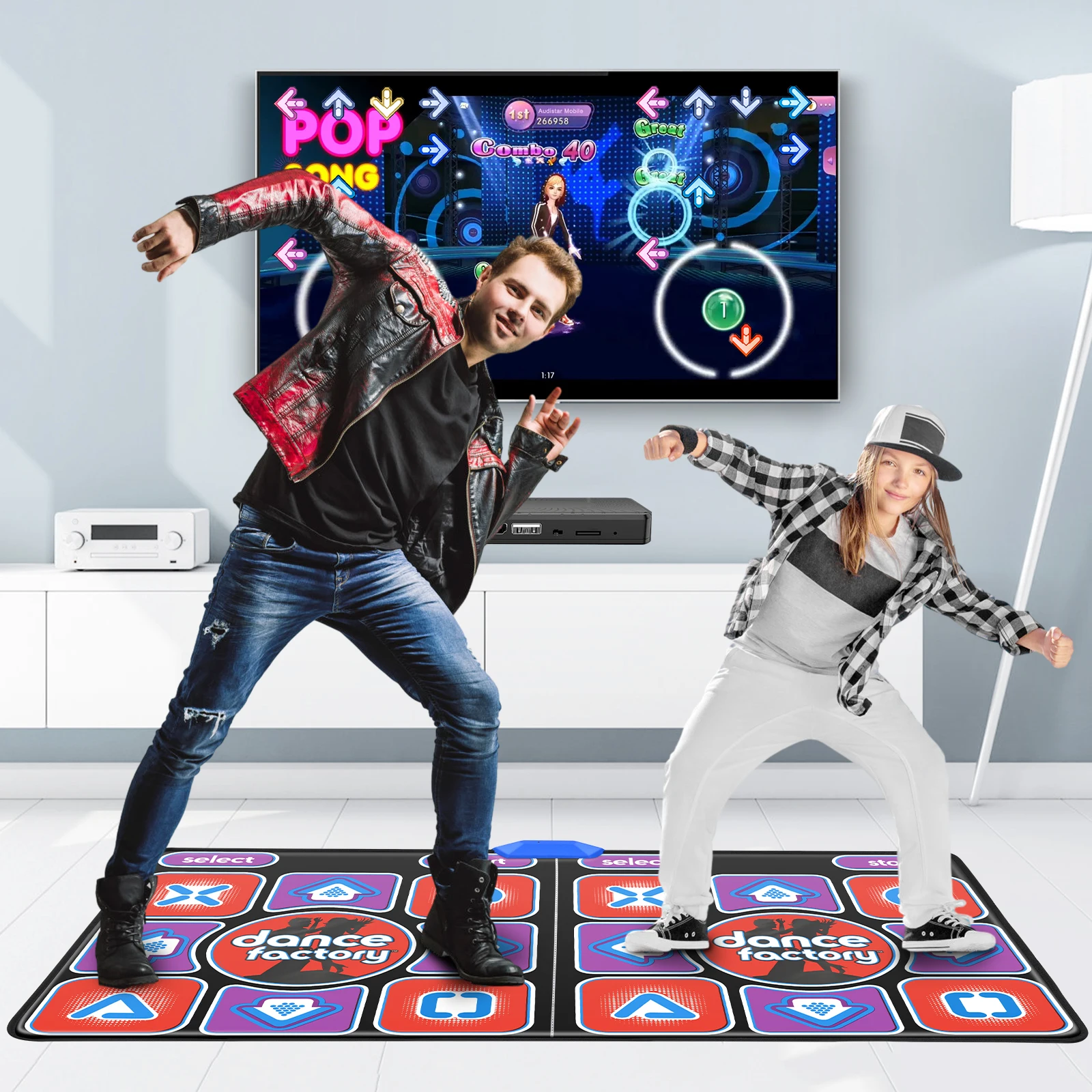 HDMI Wireless Double Dance Mat - Yoga Update Fitness ulasan dan harga