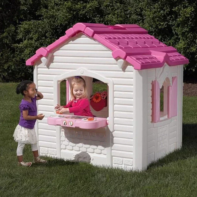 toys cottage house used mushroom for plastic toddler children's outdoor cubby kids indoor playhouses