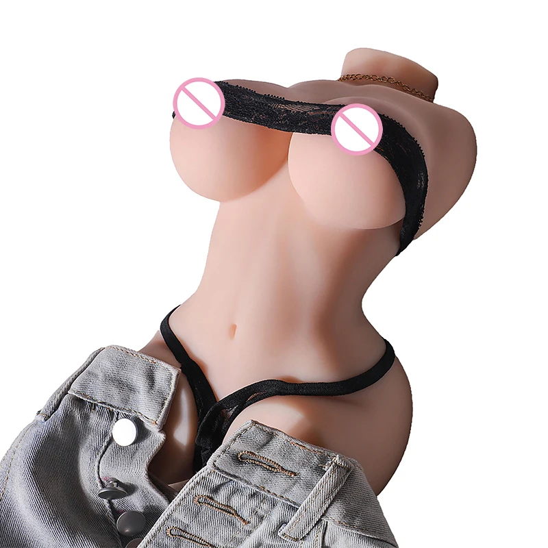 MIVM 3.7KG Half body Doll Exquisite Round Hip Big Chest Real Skin Texture Adult Sex Toy Vaginal Anal Insertable Masturbation Cup
