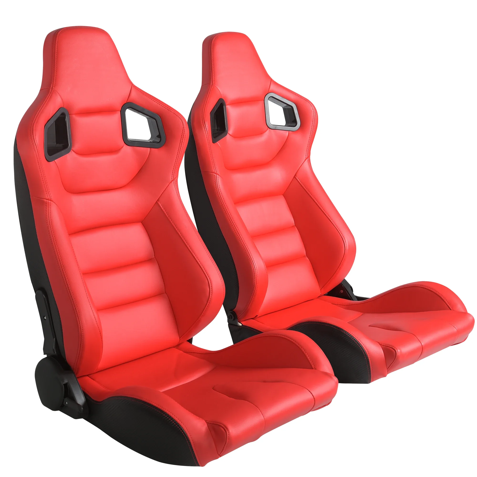 1041 Universal Leather SIM Simulator Adjustable JBR Brand Car Bucket Seats Racing Seat