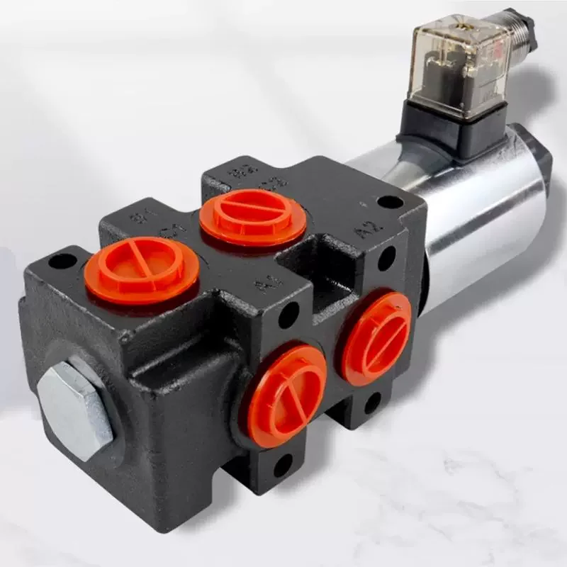 

SVV06 two-in and four-out solenoid switching valve excavator with wood clamper hoist micro-excavation MOP KVH HSV