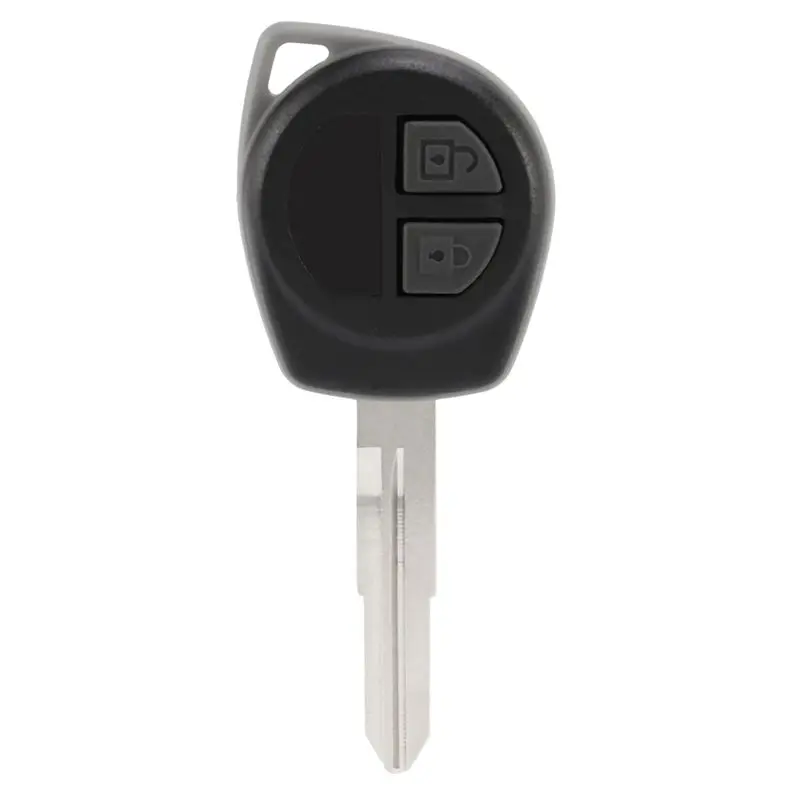 Classy-2-Button Uncut Remote Key FOB Case For IGNIS ALTO SX4 VAUXHALL AGILA Black