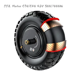 JYX C40 48V 1000W Motor Hall High Speed Engine 10 Inch Electric Scooter 10x2.70-6.5 Tubeless Tire for Speedway Dualtron E-Bike
