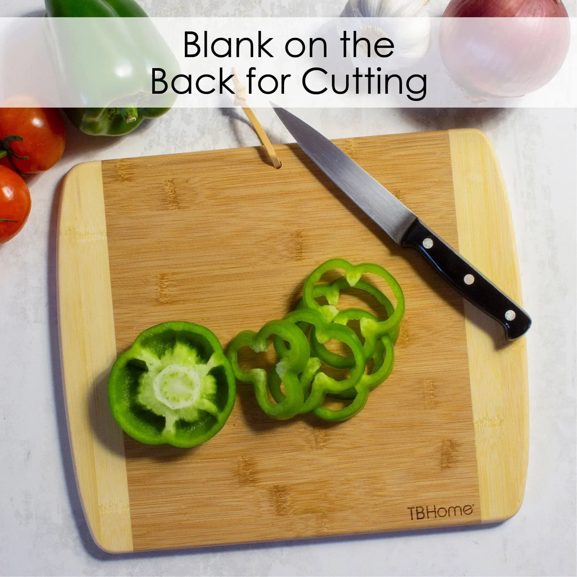 (2-pack) Bamboo cutting board. 13x11 inches, charcuterie platter. Durable, lightweight, and easy to clean.