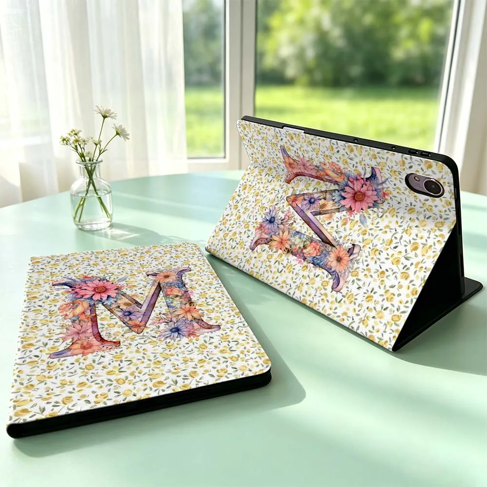 Decorative Letter M Pen Tray For Huawei MediaPad MatePad Honor Pro V6 9 V8 X9 X 10 13.3 12.3 11 11.5 Inch Tablet Case