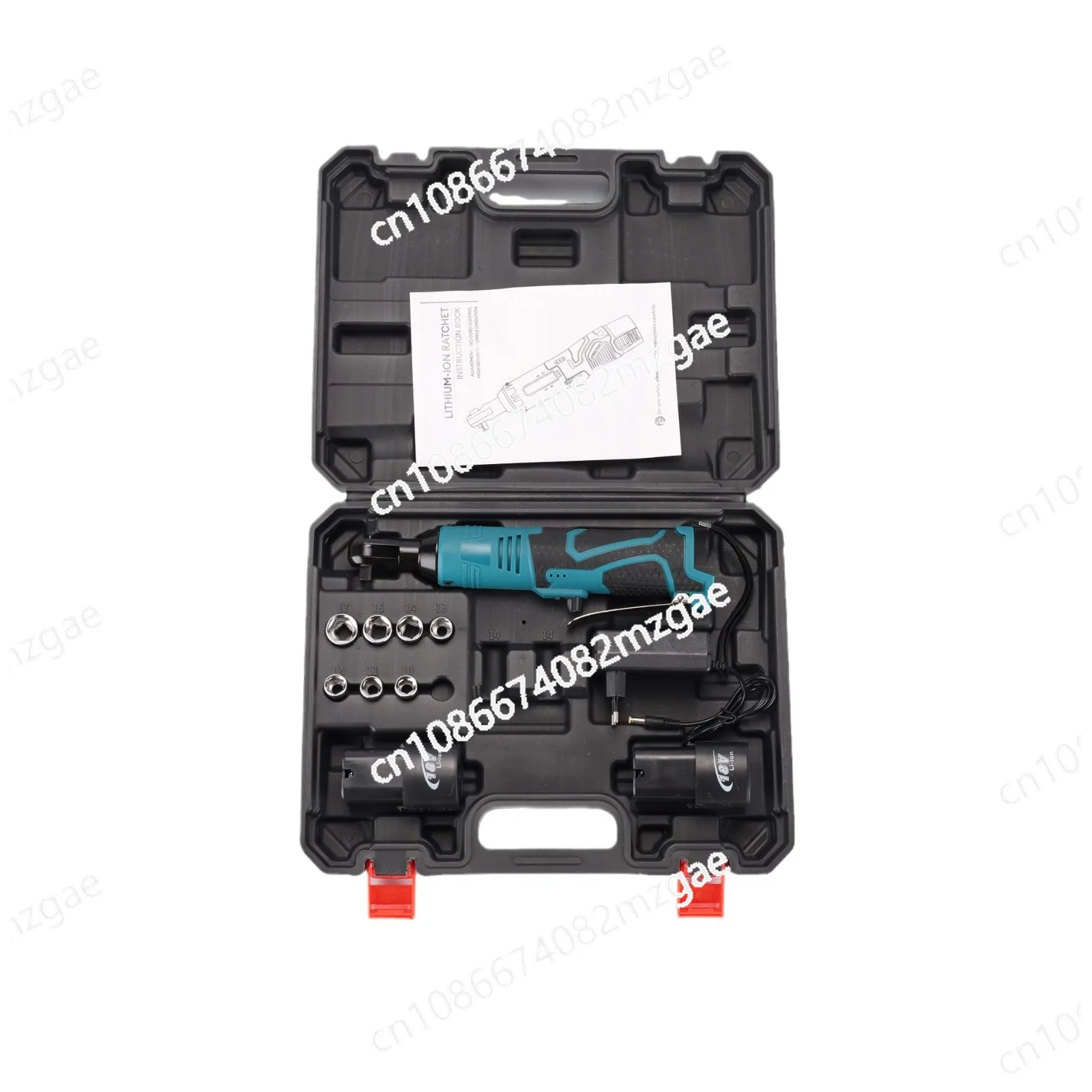 

90-градусный прямоугольный ключ, бытовой портативный сценический ферменный ключ, угловой электрический ключ с трещоткой 16,8 В