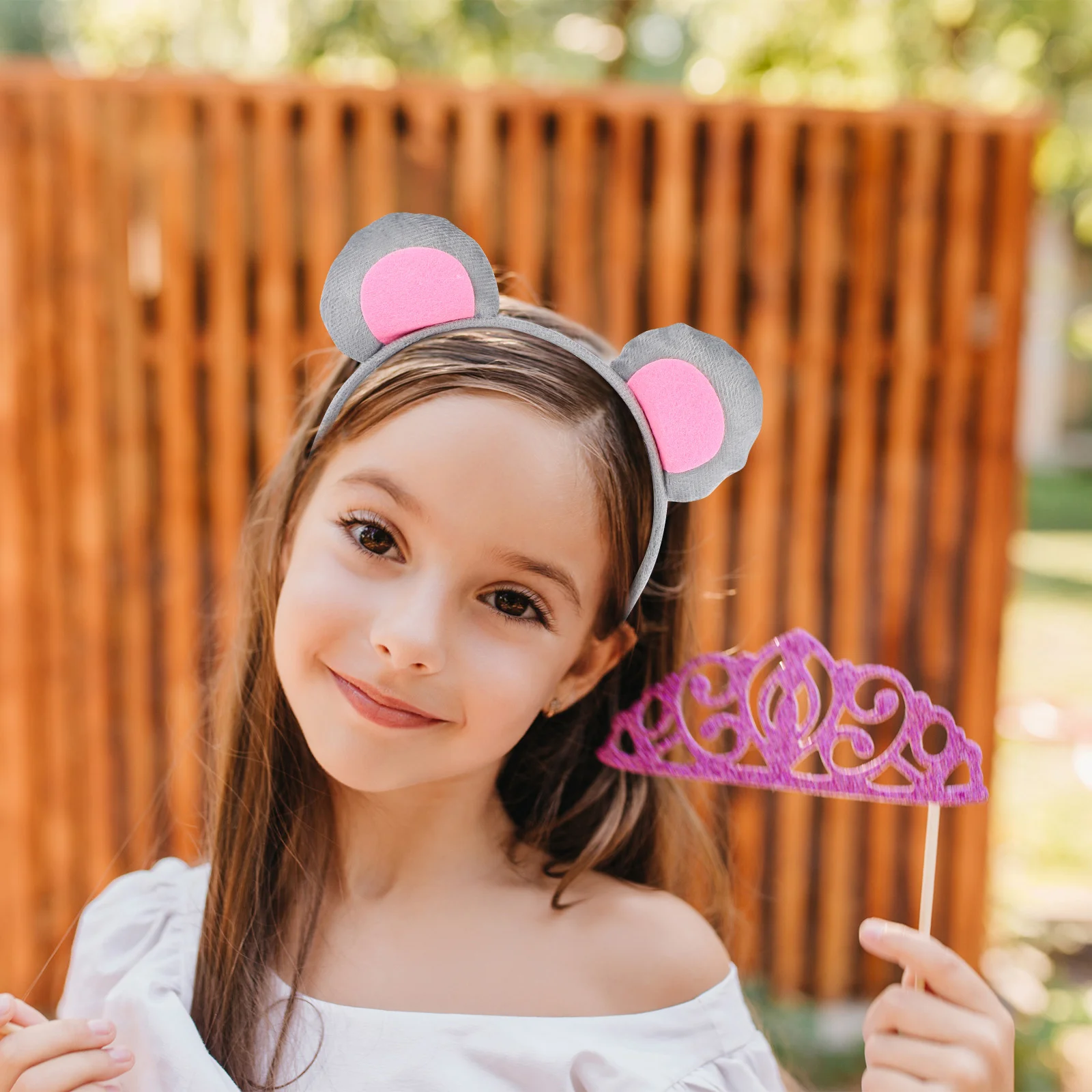 Cerceau à cheveux de fête pour filles, bande de sauna, vêtements de sauna, coiffure, bijoux pour enfants, accessoires de souris, 2 pièces