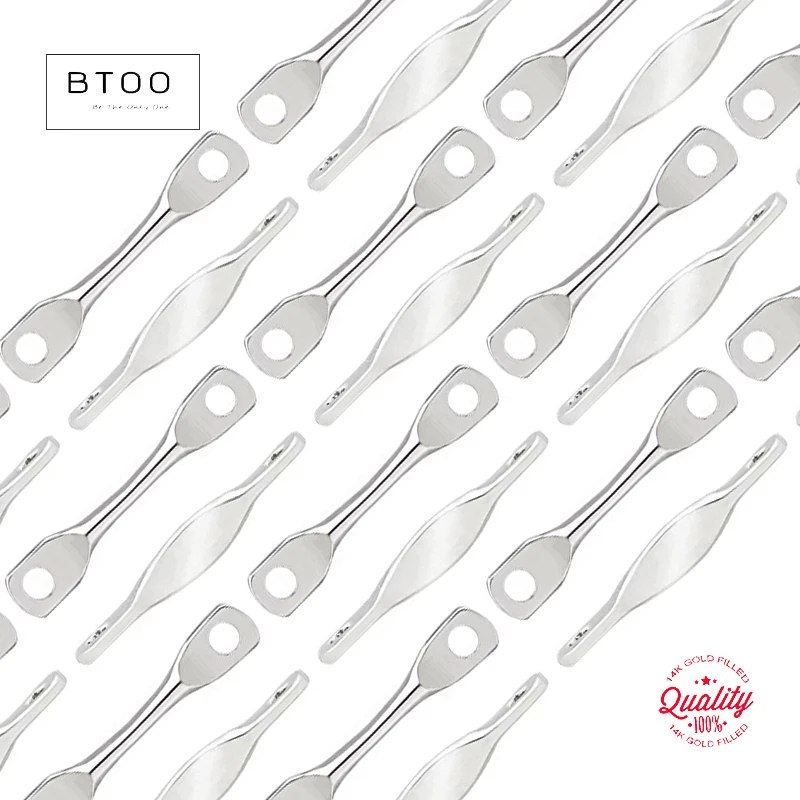 925 Sterling Silver Bar Links Thin Stick Strip Charms 8.5x1.5mm for DIY Earring Bracelet Necklace Connecting Bar