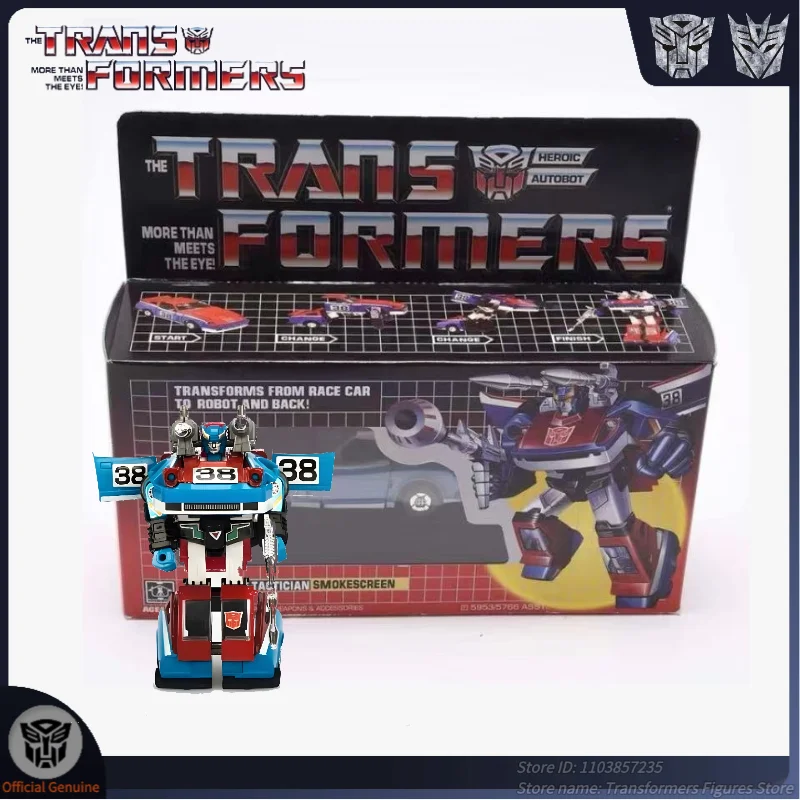 Oryginalny, nowy model transformera, zabawka, figurka akcji G1-Smokescreen Ko G1 Studio Movie Cartoon, lalka anime, prezenty dla dzieci