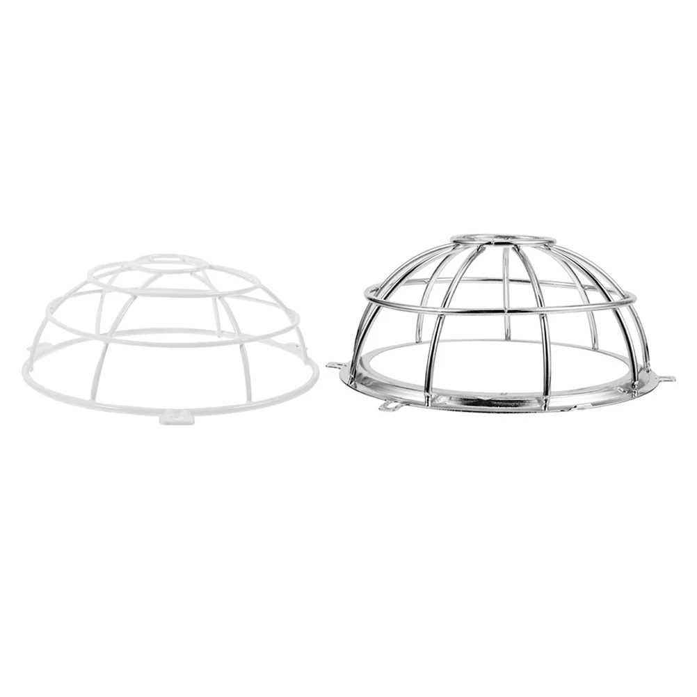 2Pcs Smoke Guard Stainless Steel Protective Housing Easy Install Interior Decor Smoke Wire Guard