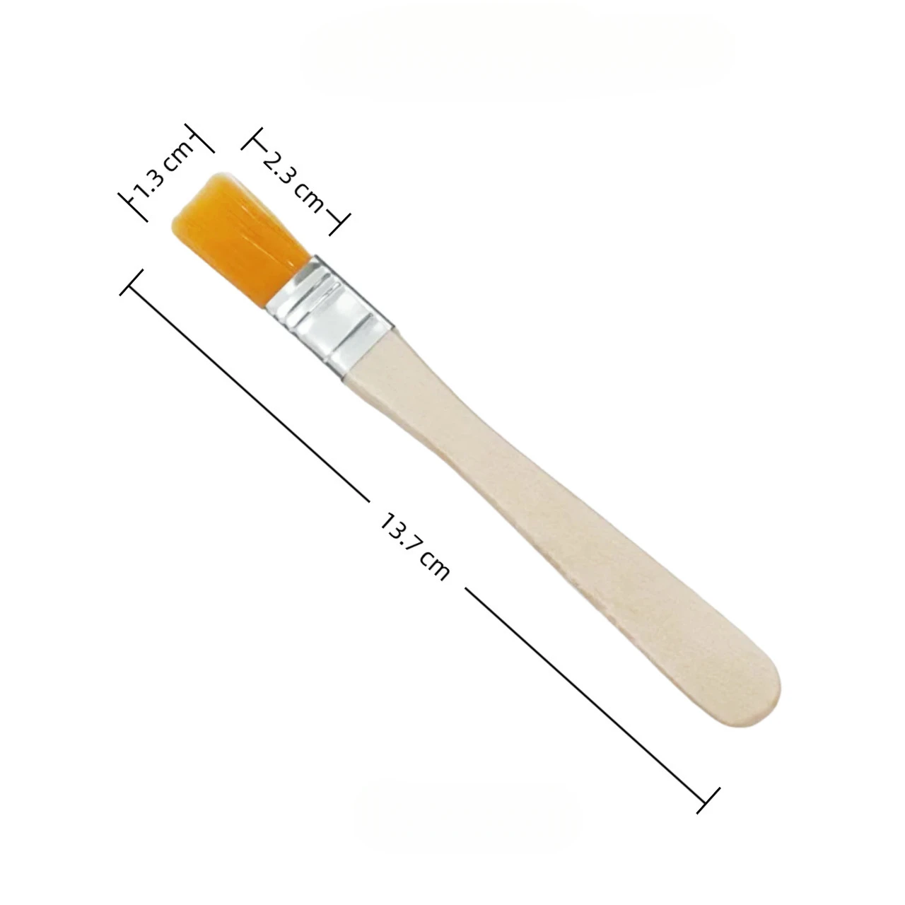 [Paint Brush Set] 2/4/6pcs Nylon Paintbrushes | Short Wood Rod | Art, Gouache, Acrylic, Wall Painting | Art Supplies