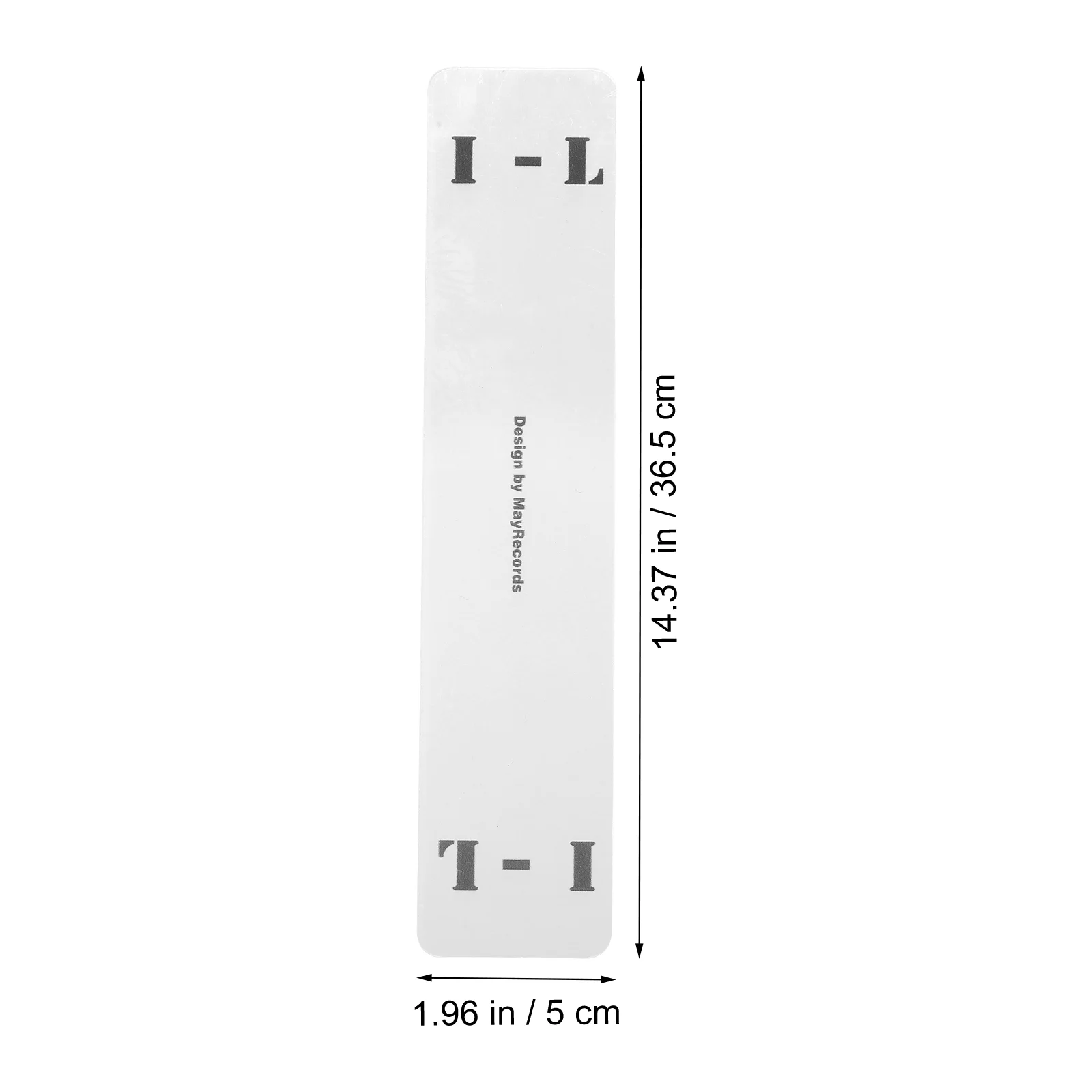 Record Sorting Card CD Divider Category Label Index Organizer for Classification A-Z Horizontal Shelf Storage Labels Drawer