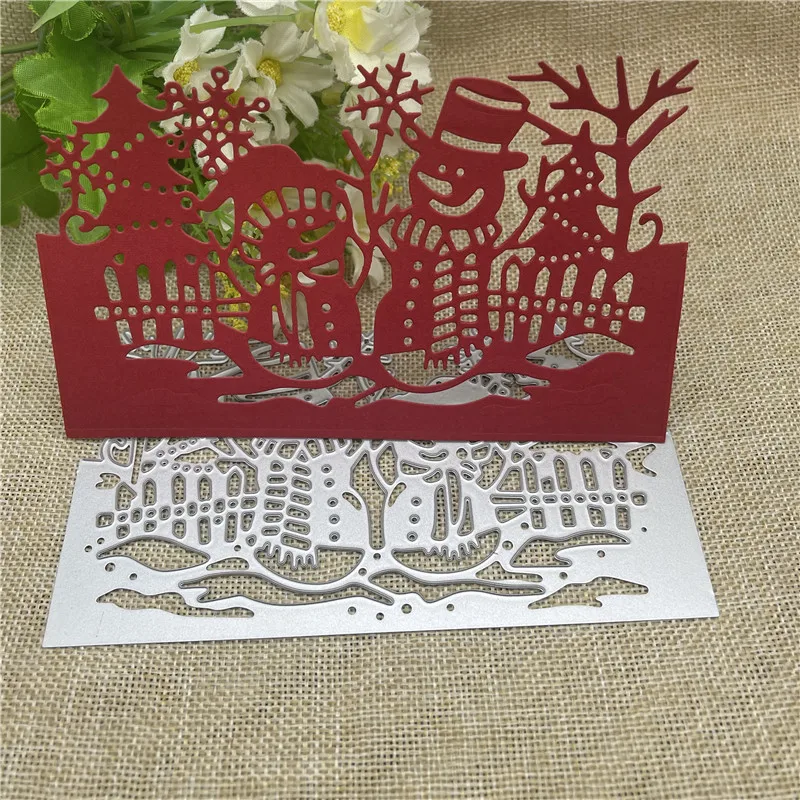 

Christmas snowman Metal Cutting Dies Stencils For DIY Scrapbooking Decorative Embossing Handcraft Die Cutting Template