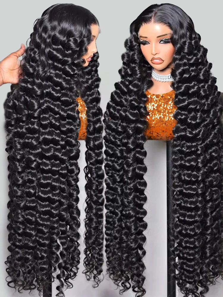 

30 40 Inch Lace Front Wig Human Hair 13x6 13x4 360 HD Lace Frontal Deep Wave Wigs 250 Density Natural Wave Curly Wigs Human Hair