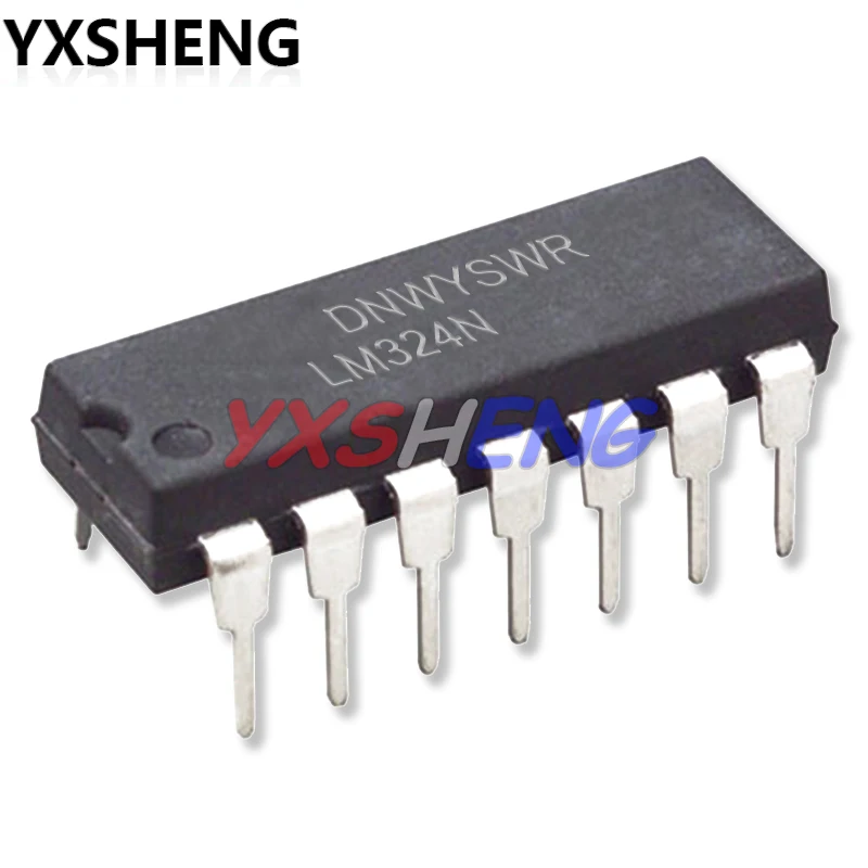 10PCS LM324N LM324 DIP-14 DIP14 IC Operational Amplifiers - Op Amps Quad Operational Amp Chipset