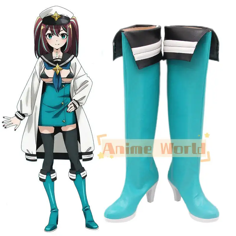 Mahou Shoujo ni Akogarete Gushing over Magical Girls Looking Up To Magical Girls Akoya Matama Loco Musica Shoes Cosplay Boots