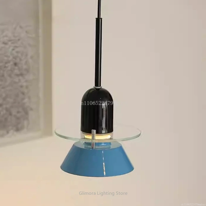 

Nordic New Colorful Mini Pendant Lamp, Long Cord Macaron Style Hanging Light for Bedroom, Room & Entryway Decorative Ambiance