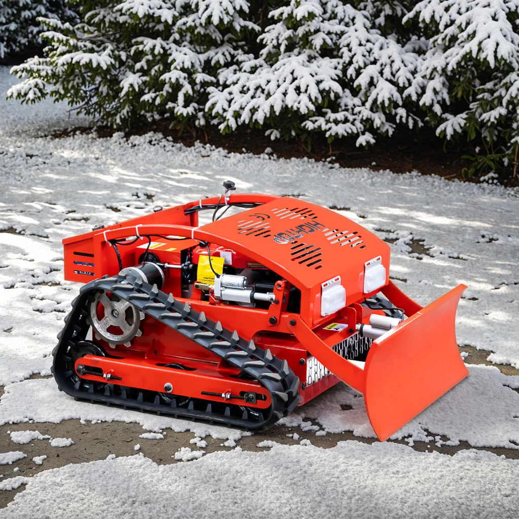 Multifunctional Automatic Riding Remote Robot Lawn Mower Snowplow Shoveling Grass Cutter Machine