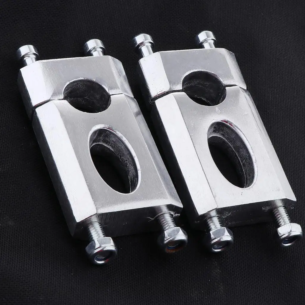 2x Motorcycle CNC 22mm Handlebar Riser Higher Adapter for 1125cc, Effectively Raising the Bar Approximately 2.68 inch Height