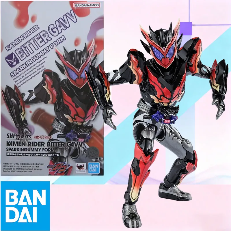 

Spot SaleEn Stock, caja Original BANDAI S.H.Figuarts Kamen Rir BITTER GAVV SHF, molo figura acción, juguete para regalo para n