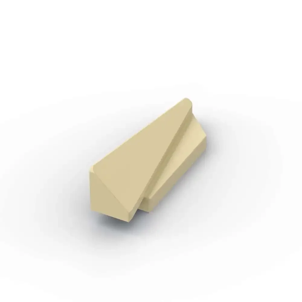 MOC 10PCS Part อิฐ 3389 Wedge 5x1x1 ฐานขวา Building Blocks ชุด 1/3 4x1 บ้านปราสาทอนุภาคปริศนา DIY ของเล่นเด็กของขวัญ