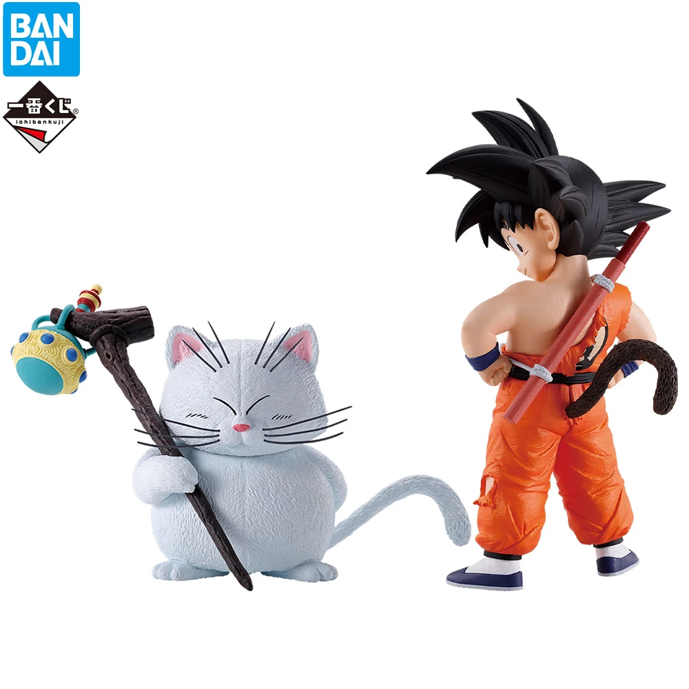 In Stock BANDAI Ichiban Kuji Son Goku And Karin DRAGON BALL EX Temple Above the Clouds Collectible Anime Figure Model Toy