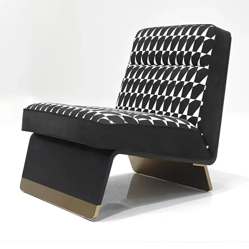 

Minimalist leisure chair Small apartment living room backrest single sofa Personalized creative home lazy chair