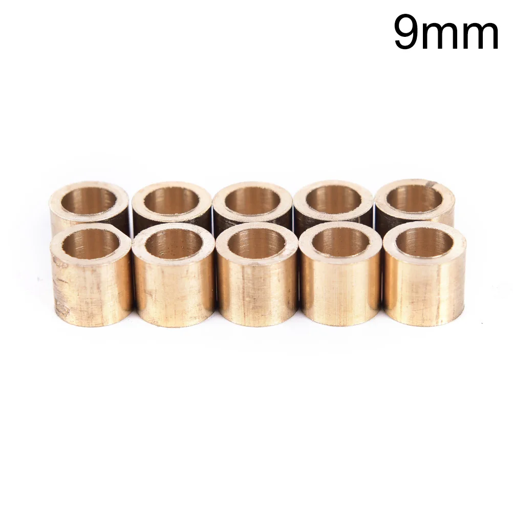 10pcs Billiards Snooker Brass Ferrule Snooker Pool Cue Ferrule Cue Repair Tool