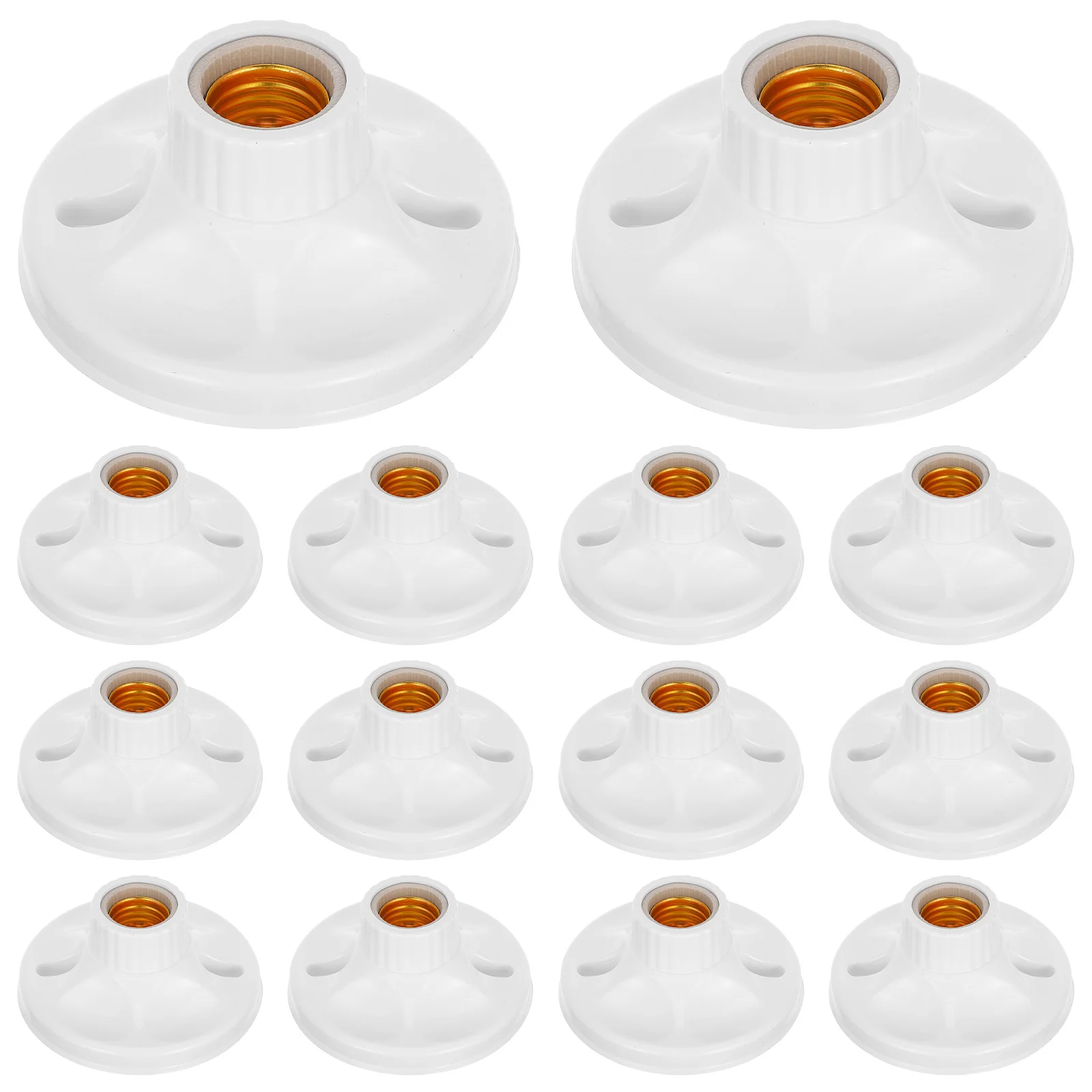 

24Pcs Durable E27 Lamp Holders High Power Design for Residential Commercial Use Table Wall Ceiling Light Sockets