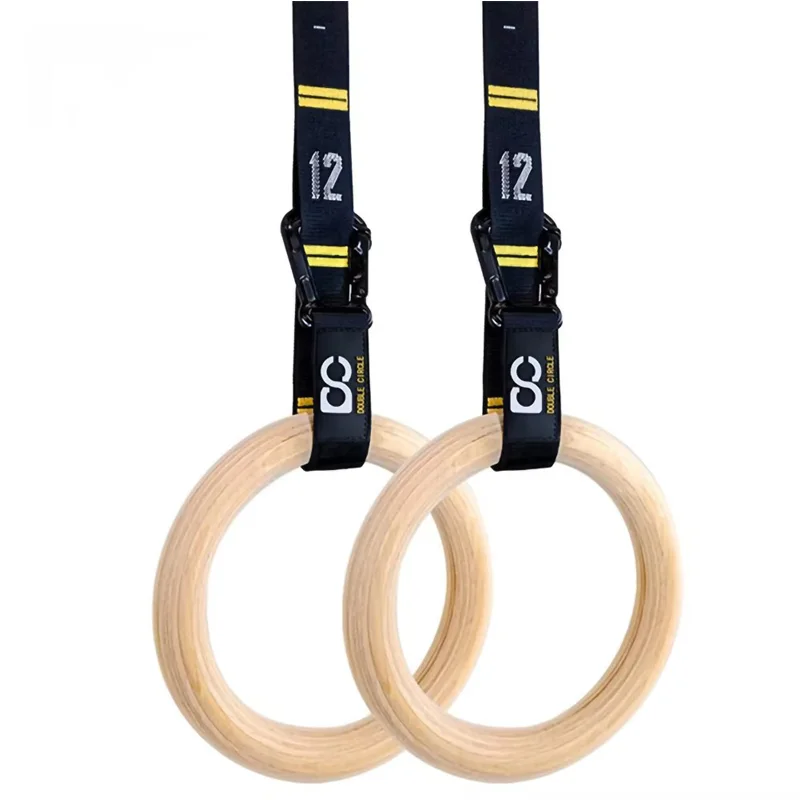28mm-wooden-gymnastic-rings-with-quick-adjustable-numbered-straps-for-enhanced-exercise-control-strength-training-home-gym-aerobics-and-travel-fitness