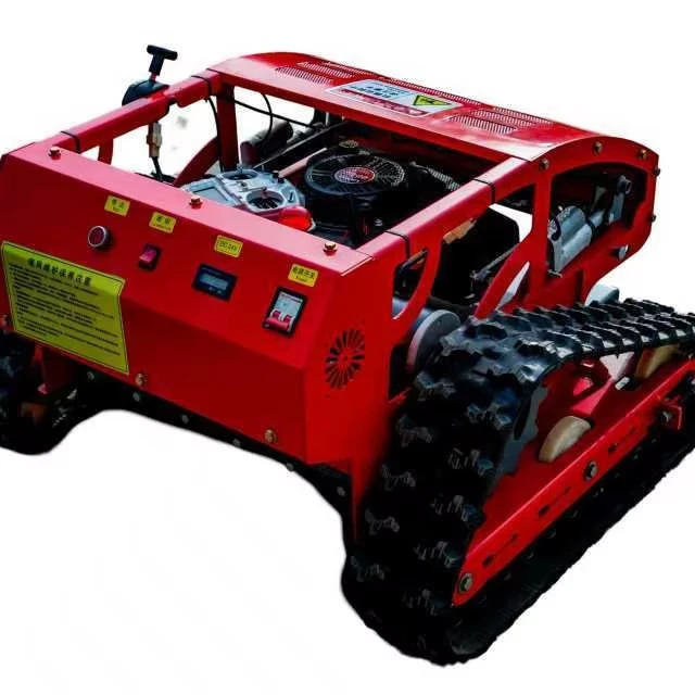 All-terrain remote-controlled lawn mower, garden weeding machine, self-propelled crawler weeding robot