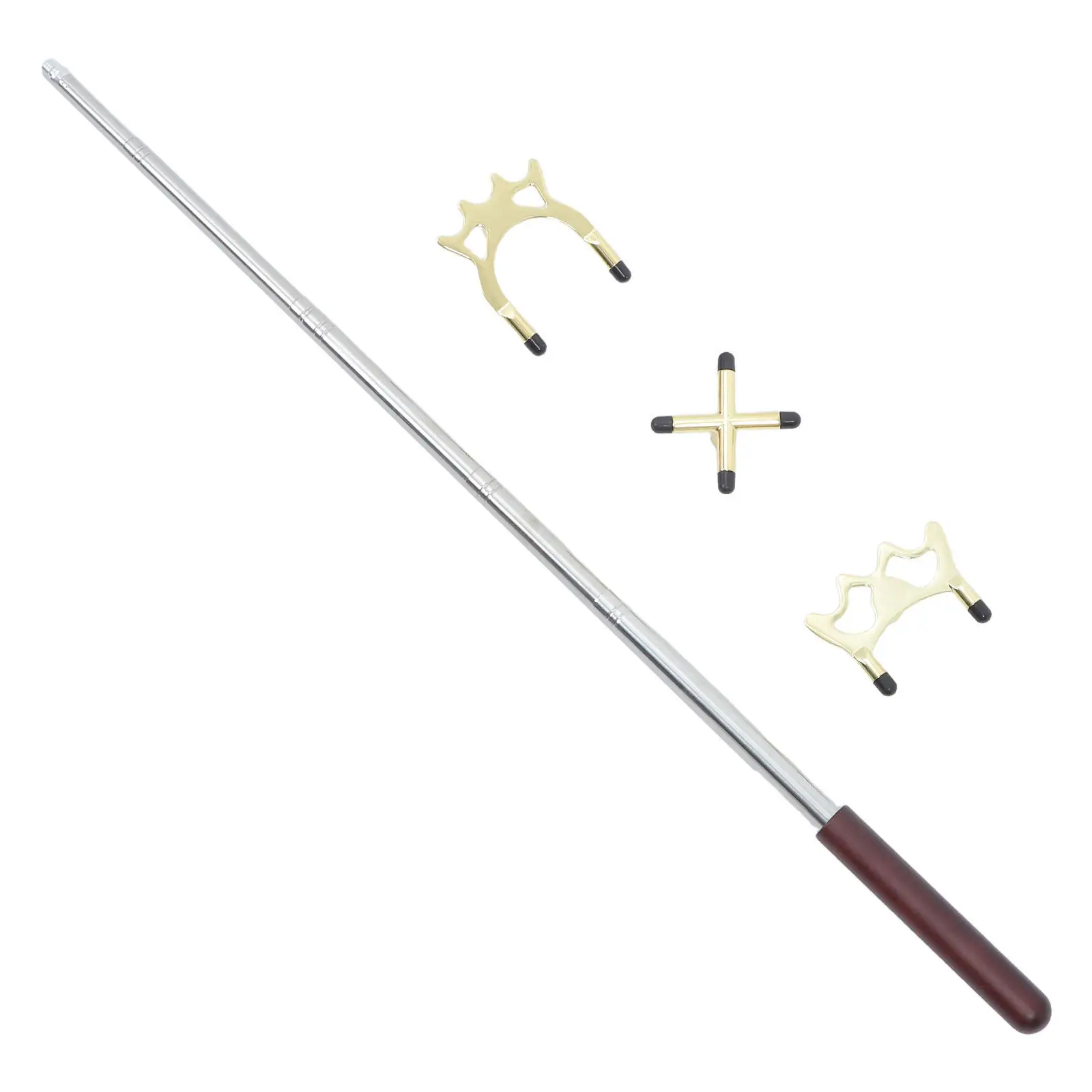 

Retractable Pool Cue Bridge Adjustable Detachable Metal Head Billiards Cue Support Snooker Pool Table Bridge Accessory