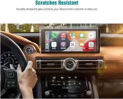 Tempered glass screen protector film For LEXUS IS350 IS500 2022 2023 10.3inch Car radio GPS Navigation Interior accessories