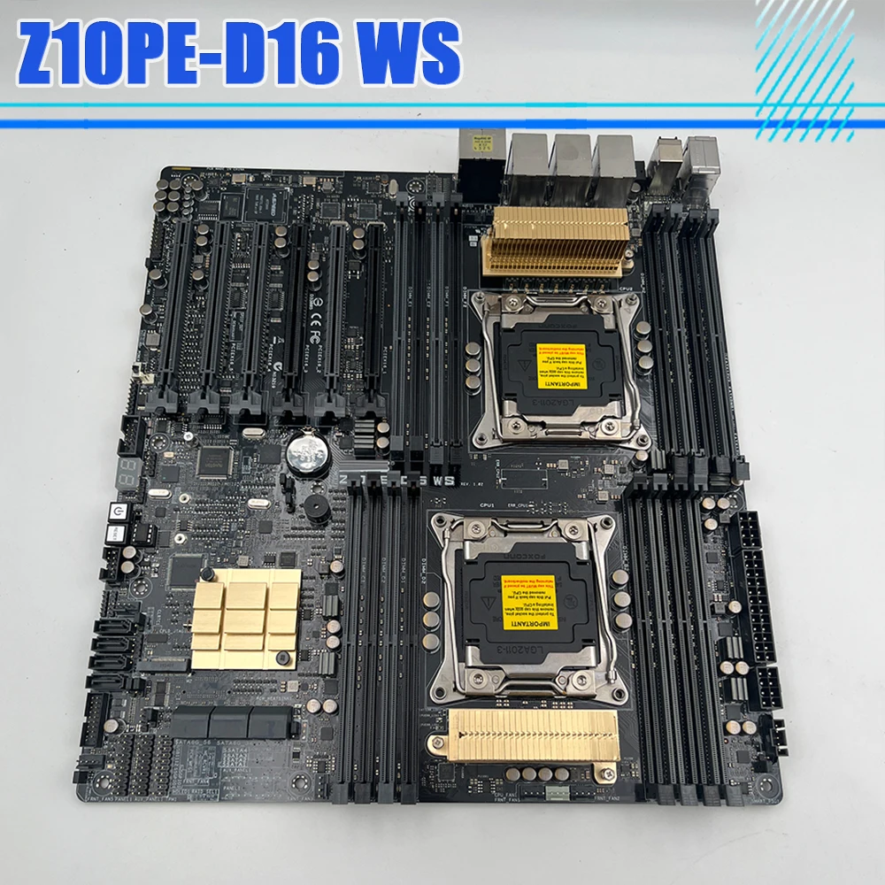 For ASUS Z10PE-D16 WS C610 X99 LGA2011-3 16*DDR4 IPMI 2.0 Workstation Motherboard